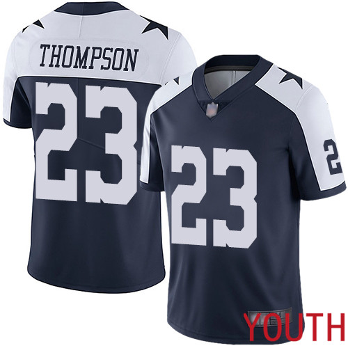 Youth Dallas Cowboys Limited Navy Blue Darian Thompson Alternate #23 Vapor Untouchable Throwback NFL Jersey